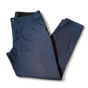 Kuhl Resistor Lite Chino Mens 38x32 Navy Blue Stretch Hiking Utility Pants